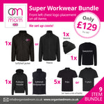 Super Workwear Bundle - 9 x Items -  Pro RTX - Customised with your company logo - Includes left hand front embroidery