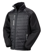 4 x Padded Jacket with Coloured Trim-  Customised with your company logo