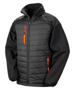 4 x Padded Jacket with Coloured Trim-  Customised with your company logo