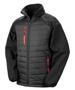 4 x Padded Jacket with Coloured Trim-  Customised with your company logo