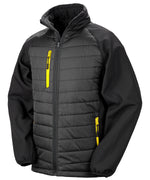 4 x Padded Jacket with Coloured Trim-  Customised with your company logo