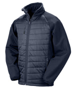 4 x Padded Jacket with Coloured Trim-  Customised with your company logo