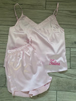 Personalised Satin Cami Set